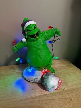 The Nightmare Before Christmas Oogie Boogie Light-Up Figurine - Green